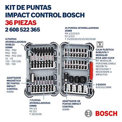 Bosch prof impact control 36 delige bitset - thumbnail