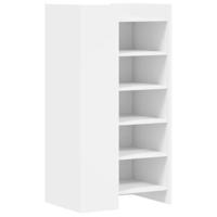 VidaXL Schoenenkast 52x37,5x100 cm bewerkt hout wit - thumbnail