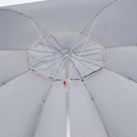 VidaXL Strandparasol met zijwanden 215 cm blauw - thumbnail