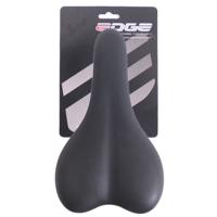 Edge Sporty Fietszadel Universeel Schuim Zwart (op kaart) - thumbnail