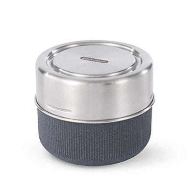 Zwarte+Blum Glazen Lunchpot Groot - Ø120mm - Leisteen Zwarte+Blum Glazen Lunchpot Groot - Ø120mm - Leisteen