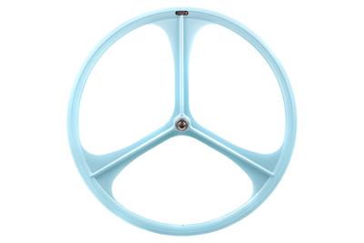 Teny Rim Tri Spoke Fixed Gear Achterwiel - Sky Blue