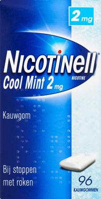 Nicotinell Kauwgom Cool Mint 2 mg Voordeelverpakking - voor stoppen met roken
