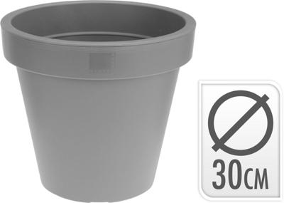Bloempot EK Rond 30x30x26 cm Lichtgrijs Nampook - Nampook