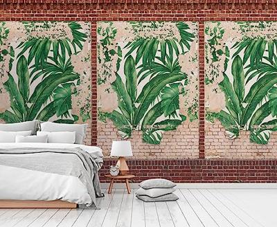 Livingwalls The Wall II - Bruin - Stenen Muur - 392452
