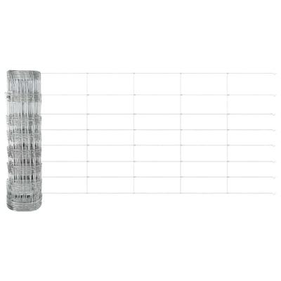 Weidehekwerk Zilver 100 x 0.8 m Gegalvaniseerd staal