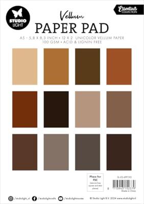Studio Light • essentials vellum paper pad unicolor paper