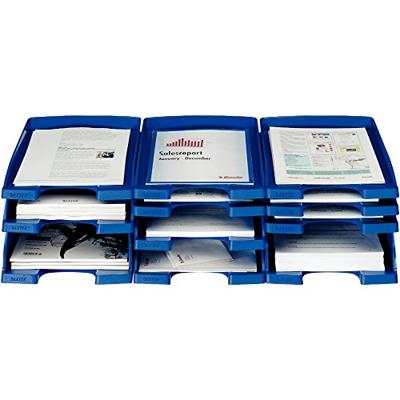 Leitz brievenbakje Plus 5237 Slim blauw