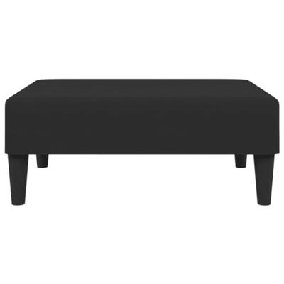 2-delige Loungeset fluweel zwart