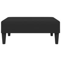 2-delige Loungeset fluweel zwart - thumbnail