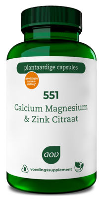 AOV 551 Calcium Magnesium & Zink Citraat Capsules