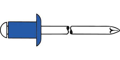 Gesipa 1454612 Popnagel Staal Staal 250 stuk(s)