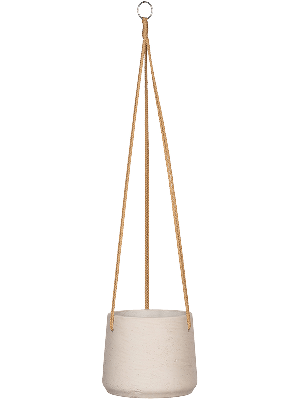 Rough Eco-line hangende bloempot L 20x17 cm Patt lichtgrijs Rough Eco-line hangende bloempot L 20x17 cm Patt lichtgrijs