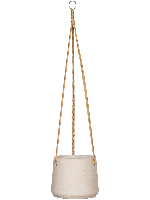 Rough Eco-line hangende bloempot L 20x17 cm Patt lichtgrijs - thumbnail