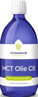 Vitakruid MCT Olie C8 100% zuivere & duurzame kokosolie 500 Milliliter - thumbnail