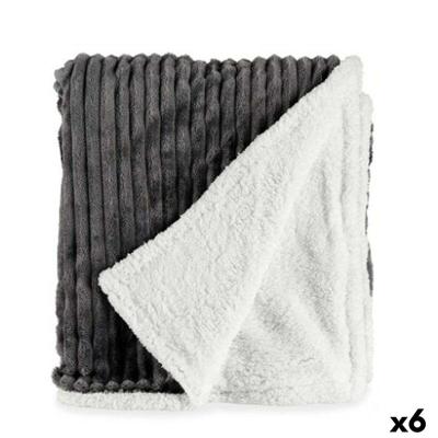 Deken Gift Decor Grijs 200 x 150 x 1,5 cm (6 Stuks)