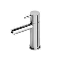 Hotbath Cobber lage wastafelmengkraan met rechte uitloop zonder waste chroom CB003SCR - thumbnail