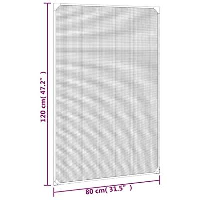 Insectenhor voor ramen magnetisch 80x120 cm wit Insectenhor voor ramen magnetisch 80x120 cm wit