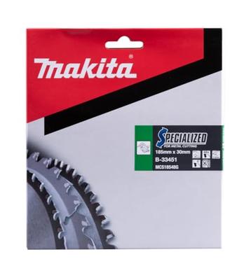 Makita Accessoires Cirkelzaagblad | Staal | 185X30X2,0 48T 0G - B-33451