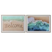 Canvas Home ESPRIT polyestyreen Canvas 72,5 x 3 x 52,5 cm - thumbnail