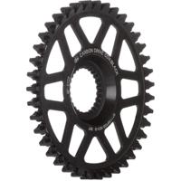 Gates tandwiel CDX 39T Fin Line pinion chromoly zwart - thumbnail