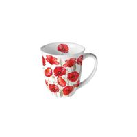 Ambiente Mok 0.4L Poppy all over wit - thumbnail