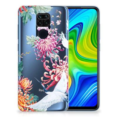 Xiaomi Redmi Note9 | TPU Hoesje | Bird Flowers