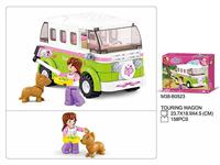 Sluban Camper (Girl's Dream) bouwstenen set (M38-B0523) - thumbnail