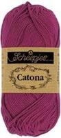 Scheepjes Catona 50g - 128 Tyrian Purple - Haakgaren / Breigaren - thumbnail