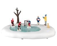 Girls Play Hockey Too! B/O (4.5V) Kersthuisje LEMAX - Lemax - thumbnail