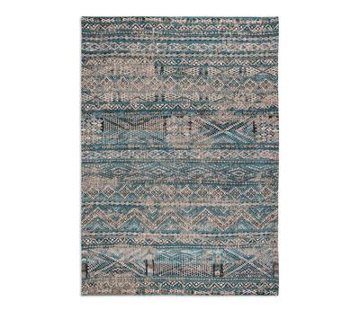 Louis de Poortere - 9110 Antiquarian Kelim Zemmuri Blue - 280x390 cm Vintage Vloerkleed