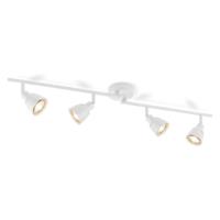 Moderne LED Opbouwspot AKA - Wit - 80.5/9/16.5cm - 4 lichts plafondspot - gemaakt van metaal - voor Woonkamer en Slaapkamer - thumbnail