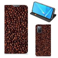 OPPO A52 | A72 | Flip Style Cover | Koffiebonen - thumbnail