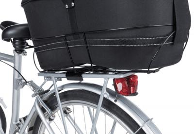 TRIXIE FIETSMAND BAGAGE DRAGER BREED ZWART