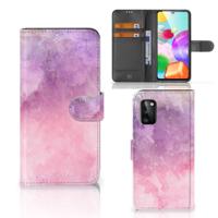 Hoesje Samsung Galaxy A41 Pink Purple Paint - thumbnail