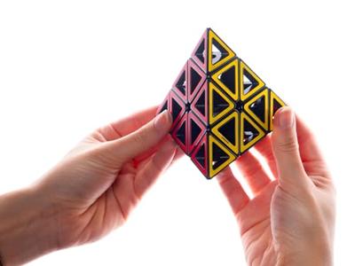 Recent Toys Hollow pyraminx breinbreker puzzel Recent Toys Hollow pyraminx breinbreker puzzel