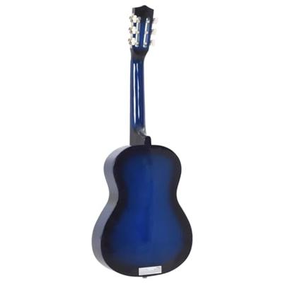 VidaXL 8-delige gitaarset klassiek beginner 1/2 34" blauw