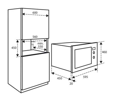 Inventum IMC6132F Inbouw combimagnetrons Zwart - thumbnail
