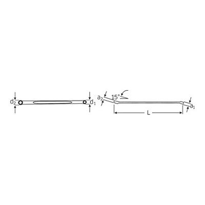 Stahlwille 41162224 220A SP 22 X 24 Dubbele ringsleutel Sleutelbreedte (inch) 3/4 - 11/16