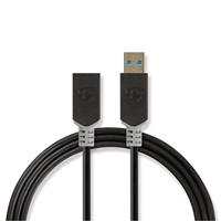 Kabel USB 3.0 | A male - A female | 2,0 m | Antraciet - thumbnail