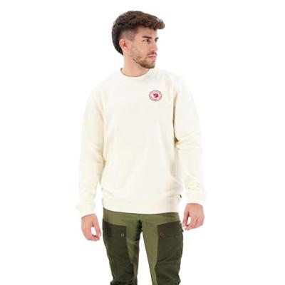 Fjallraven 1960 Logo Badge Trui Heren Chalk White M Fjallraven 1960 Logo Badge Trui Heren Chalk White M