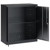 Archiefkast 79x40x90 cm staal antracietkleurig - thumbnail