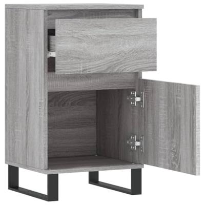 Dressoirs 2 st 40x35x70 cm bewerkt hout grijs sonoma Dressoirs 2 st 40x35x70 cm bewerkt hout grijs sonoma