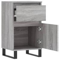 Dressoirs 2 st 40x35x70 cm bewerkt hout grijs sonoma - thumbnail