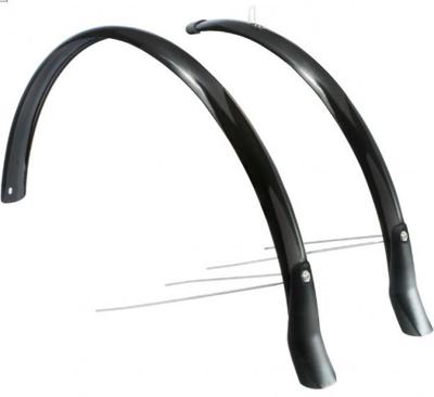 Spatbordset Eurofender Snello 28" x 46 mm - zwart