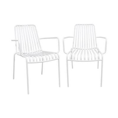 sweeek - Stapelbare tuinstoel van staal (Set van 2) sweeek - Stapelbare tuinstoel van staal (Set van 2)