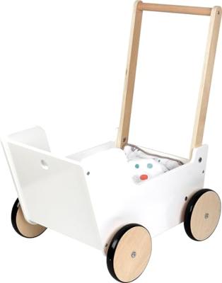 Small Foot - houten duwpoppenwagen little button