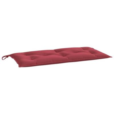 VidaXL Tuinbankkussens 2 st 100x50x7 cm oxford stof wijnrood