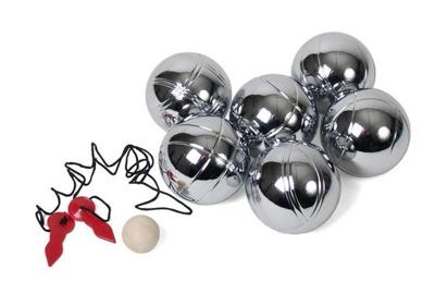 Gerimport Jeu De Boules 7,3 Cm Staal Zilver 9-delig