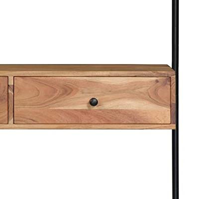 VidaXL Wandbureau 90x40x170 cm massief acaciahout
